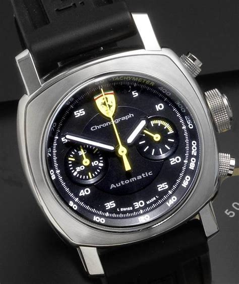 ferrari chronograph engineered by officine panerai